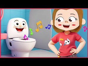 Learn How To Use The POTTY 🚽🚂 TODDLER Potty Training Song
