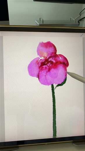 【iPad画画】Procreate iPad Drawing ✍️ WATERCOLOR FLOWER