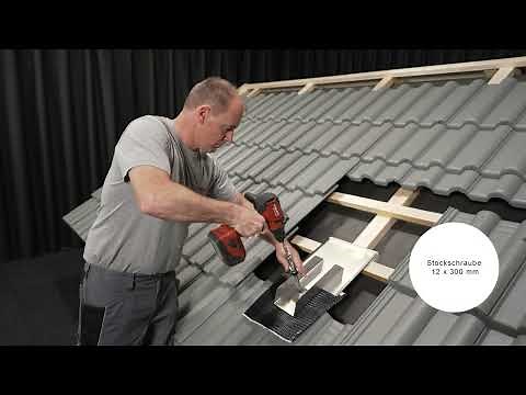 Die Montage von Photovoltaik-Aufdachanlagen auf dem Eternit Dachstein: So geht's