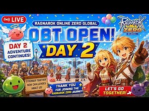 Ragnarok Online Zero Global OBT Day 2 - Thief Class🔥 Fresh Start & First Grind!