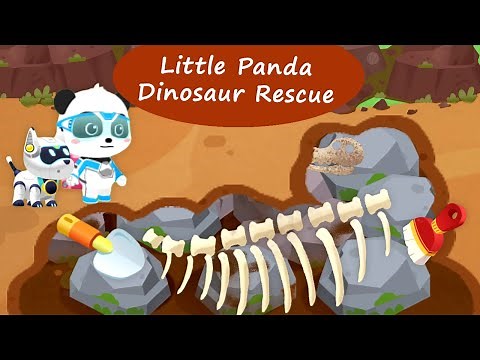 Little Panda Dinosaur Care - Join the Rescue Team and Revive the Extinct Dinosaurs | BabyBus Games
