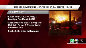 Federal government sues utility over deadly Eaton Fire in LA