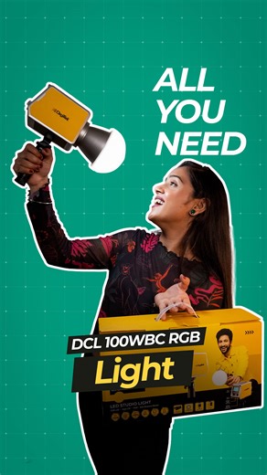 Gurpreet kaur on Instagram: "Ready to take your lighting game to the next level with the Digitek DCL 100WBC RGB LED Video Light! Whether you’re shooting indoors or outdoors, this light has got you covered with superior brightness, endless color options, and cinematic FX modes. Features: 100W RGB LED Adjustable color temp from 2700K to 6500K CRI 97+ for accurate color rendering Mini Bowens mount Built-in 4500mAh Li-ion battery App & remote control Full brightness control (1–100%) 20 built-in ligh