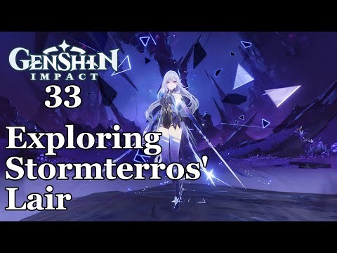 Genshin Impact - 33 - Stormterror Lair Anemonculus Collecting