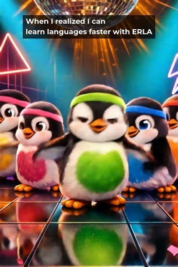 🐧 Baby Penguins Discover Language Learning and Lose It #erlaapp #cuteanimals