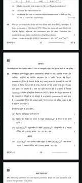 CBSE Sample Paper of chemistry for preparation of board exam class 12 important paper #chemistry