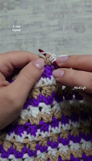 Lace 2 Row Repeat Relief Crochet Pattern | FPDC Stitch #crochettutorial #easycrochet #crochetblanket