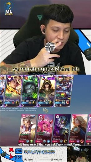 Mobil Bang Xinn sekarang ! #clipml #mobilelegends #fifa