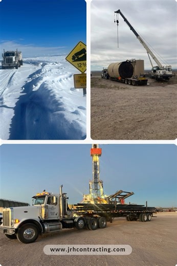 JRH Contracting — Your trusted partner for reliable oil and gas transportation. We specialize in time-critical transportation that keeps your operations running smoothly: Hotshot delivery - Emergency parts and equipment delivered in hours, not days Heavy haul - Oversized pipeline components, drilling equipment, and machinery Pipe transport - Proper handling and securing for pipeline integrity projects Bulk aggregates - Consistent gravel, roadbase, and sand delivery for site preparation Why partn