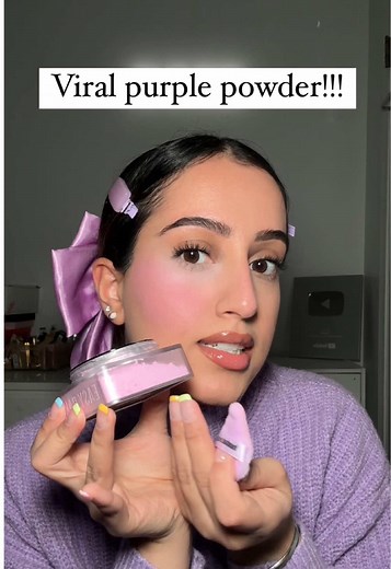 Review of the New Lilac Setting Powder by Huda Beauty