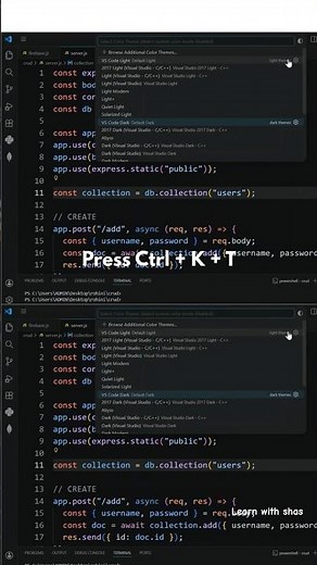 Fix VS Code Theme Issue Instantly #vscode #codingtips #webdevelopment #tech #shortvideo