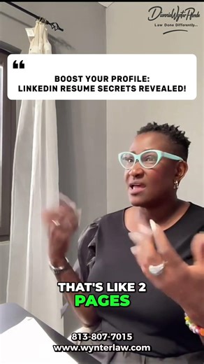 Boost Your Profile: LinkedIn Resume Secrets Revealed! #shorts