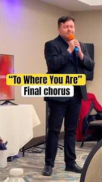 “To Where You Are” final chorus! #opera #towhereyouare #joshgroban #andreabocelli #nessundorma