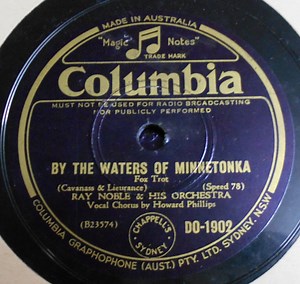 Ray Noble & His Orchestra - By The Waters Of Minnetonka / Cherokee