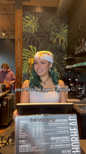 we love our type A baristas #fy #coffeetok #baristatok #coffeeshop #fyp