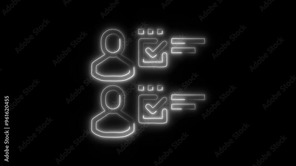 neon, help, icon, video, HD, assistance, support, glowing, black background, speech bubble, animation, customer service, glowing icon, support system, help symbol, tech support, black screen, animated Stock Video