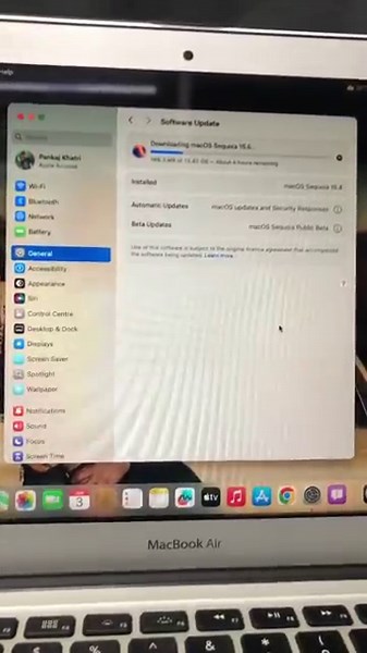 The new Mac Os Sequoia 15.5 2025 | Apple Macbook Air