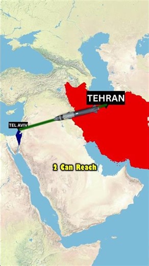 How Long It Takes a Missile vs a Car, Plane & Bus From Iran to Israel