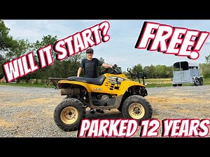 FREE 4 Wheeler Parked for 12 years, Will It Start?