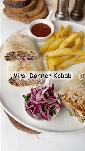 Viral doner kabab recipe . Turkish restaurant style doner