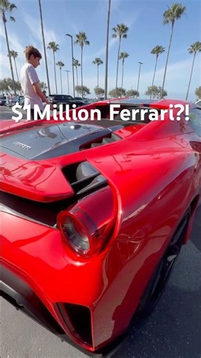 Ferrari 488 Pista Aperta in RED 🔥 Open-Top V8 Madness! #automobile #cars #supercar #ferrari
