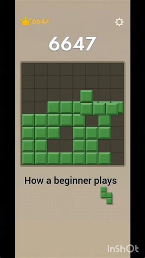 This is how a beginner play the games.