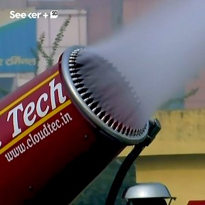 1.8M views · 1.5K reactions | The 'anti-smog gun' could help clean Delhi's polluted air. | Seeker by The Verge | Facebook