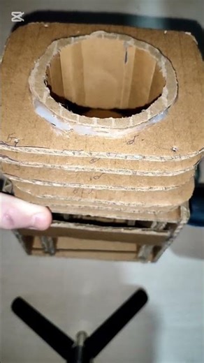 Part 20—Full rotation test #engine #diy #cardboardengine #mechanics #engineering #shorts #cardboard