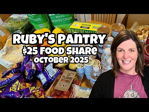 Ruby's Pantry $25 Food Share - October 2025