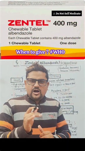 CIBLE classes on Instagram: "When to give Zentel ( Albendazole) ? #pharmacy #doctor #healthcare #nursing 🔥 Disclaimer : Reel is only for educational purposes. ::::::⚕️⚕️⚕️ #pharmaceutical"