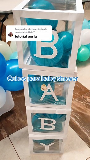 Cómo hacer cubos para baby shower 👶🏼