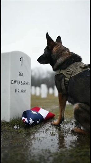 Unbreakable Bond: A Military Working Dog Mourns His Best Friend (Sgt. David Barnes Tribute) #army