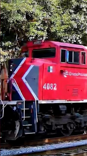 Ferromex trails on BNSF intermodal train