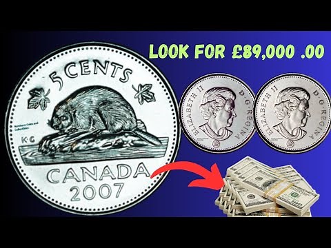 👉 £ 89,000.00👈 Million-Pound Coin? The Surprising Value of the 2007 Canadian 5 Cent Coin!"