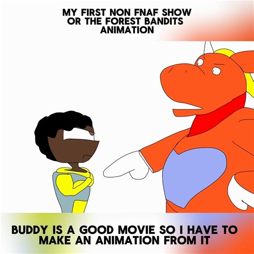My first non fnaf show or forest bandits animation, ITS BUDDY #buddytheunicorn #foryou #animation