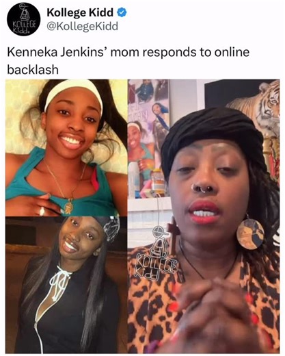 Kollege Kidd on Instagram: "#kennekajenkins mom takes to Facebook live to get some things off her chest after recent media attention. She speaking facts??"