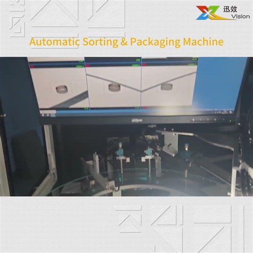 Automatic Sorting & Packaging Integrated Machine #machinevision #smartmanufacturing #ccdinspection