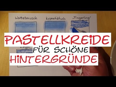 Hintergrund Tutorial - Pastellkreide auftragen