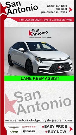 Pre-Owned 2024 Toyota Corolla SE FWD 4D Sedan