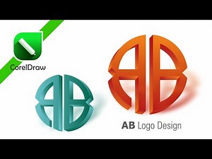 AB Logo Design in Corel Draw | Easy Graphic Tutorial