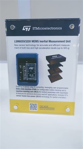 STMicroelectronics MEMS Inertial Measurement Unit and LiDAR #ces #ces2026 #aggressivefun