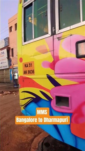 Bangalore to Dharmapuri MMS bus