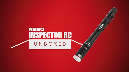 NEBO Unboxed: INSPECTOR RC - 360 Lumen, Rechargeable, Waterproof, Inspection Pen-Sized Flashlight