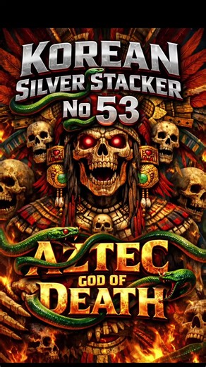 Aztec God of Death Silver Stacker Collection