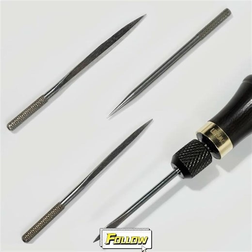 Enhance your leather projects with the Leather Stitching Awl! #diytool #tools