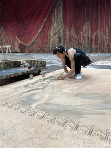 Reproduction of the ‘Rideau de Manœuvre’ from Stradella