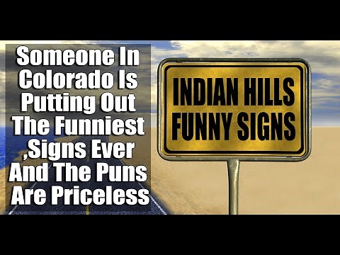 Someone In Colorado Is Putting Out The Funniest Signs Ever, And The Puns Are Priceless