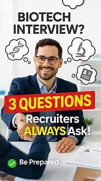 🚨 Biotech Interview Secrets: 3 Questions You MUST Prepare!
