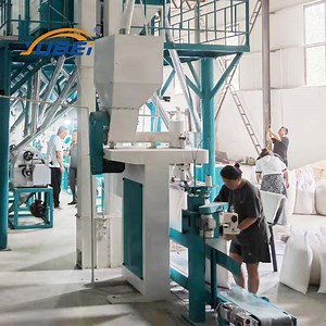 [Hot Item] Automatic Wheat Flour Bag Close Sewing Powder Packing Machine for Flour Mill