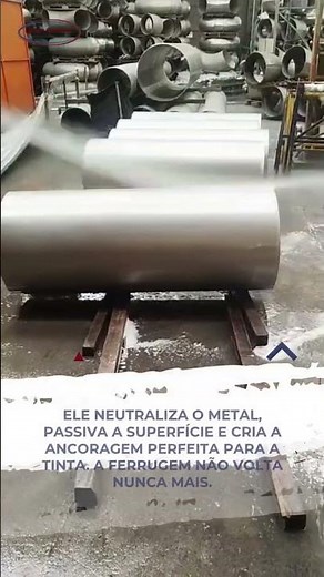 NÃO pinte o inox direto após o lixamento e decapagem do cordão de solda!